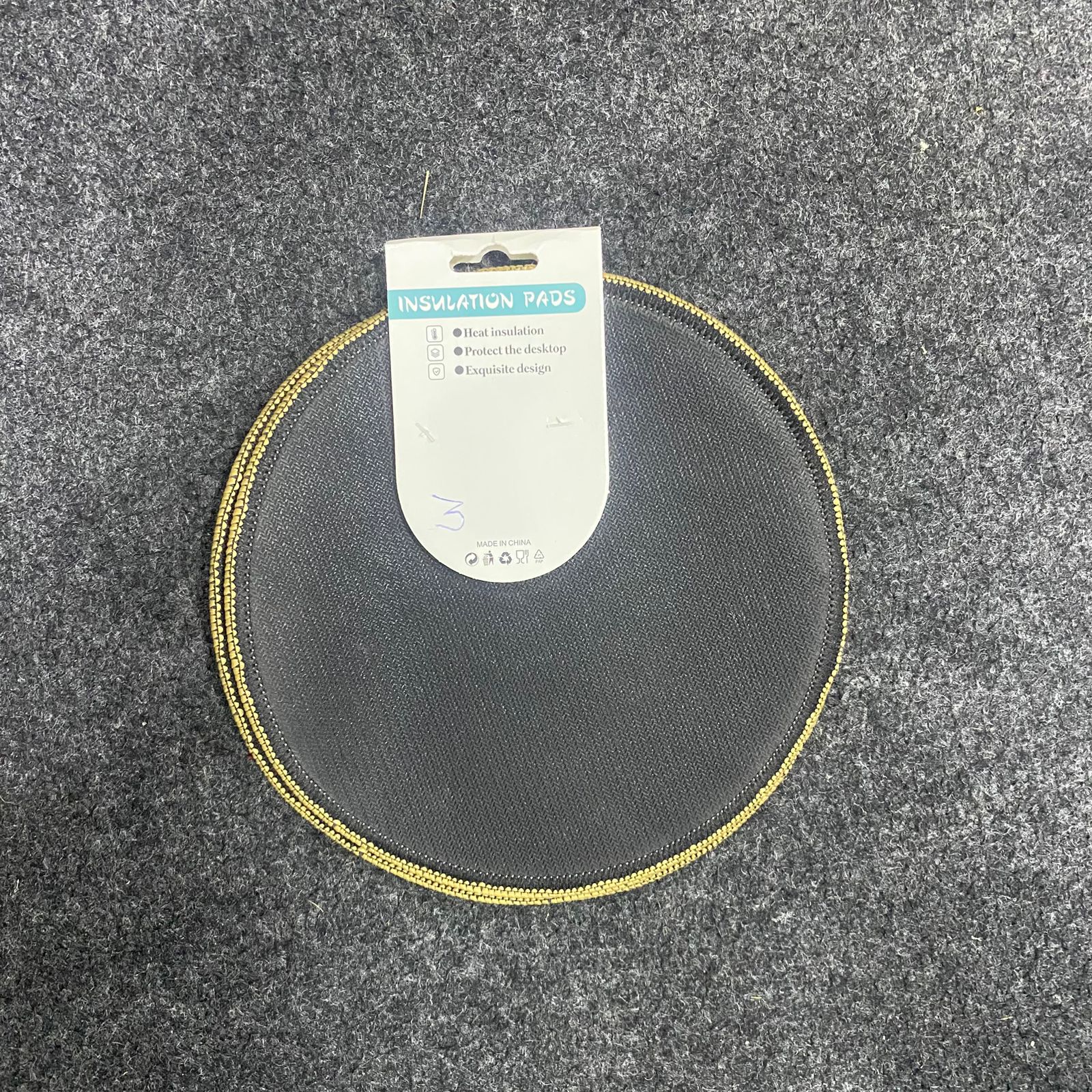 AM7706 Round Heat Insulation Pads - 18x18cm (Pack of 3) - Image 3
