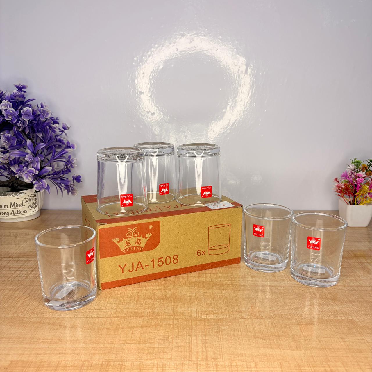 AM7729 ELEGANT CLEAR GLASS WALTZ ROTATING CUP FOR MODERN HOME AND OFFICE TABLE DECOR - Image 3