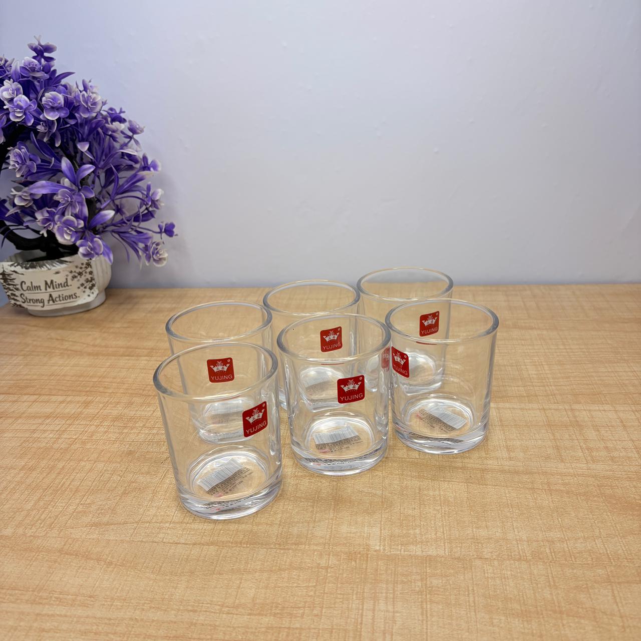 AM7729 ELEGANT CLEAR GLASS WALTZ ROTATING CUP FOR MODERN HOME AND OFFICE TABLE DECOR - Image 4