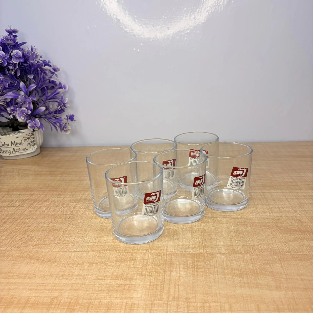 AM7730 ELEGANT CLEAR GLASS WALTZ ROTATING DRINKING CUP FOR SOPHISTICATED HOME TABLE DECORATION - Image 4