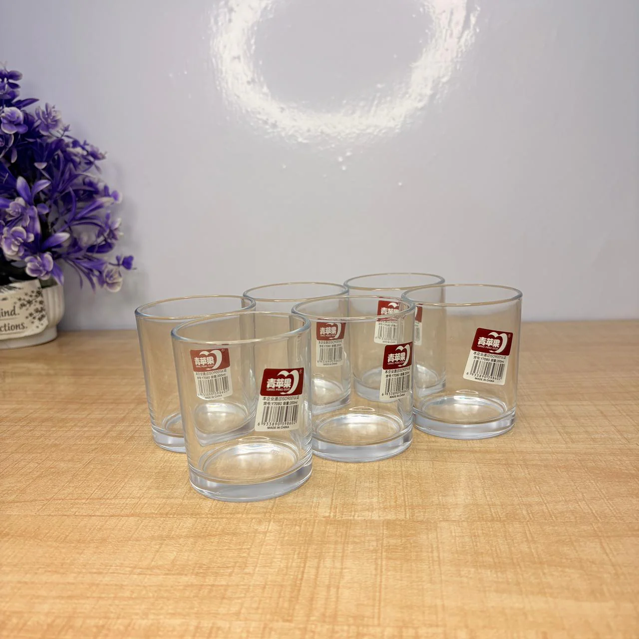 AM7730 ELEGANT CLEAR GLASS WALTZ ROTATING DRINKING CUP FOR SOPHISTICATED HOME TABLE DECORATION - Image 5