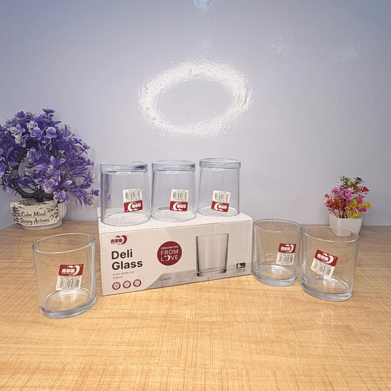 AM7730 ELEGANT CLEAR GLASS WALTZ ROTATING DRINKING CUP FOR SOPHISTICATED HOME TABLE DECORATION - Image 7