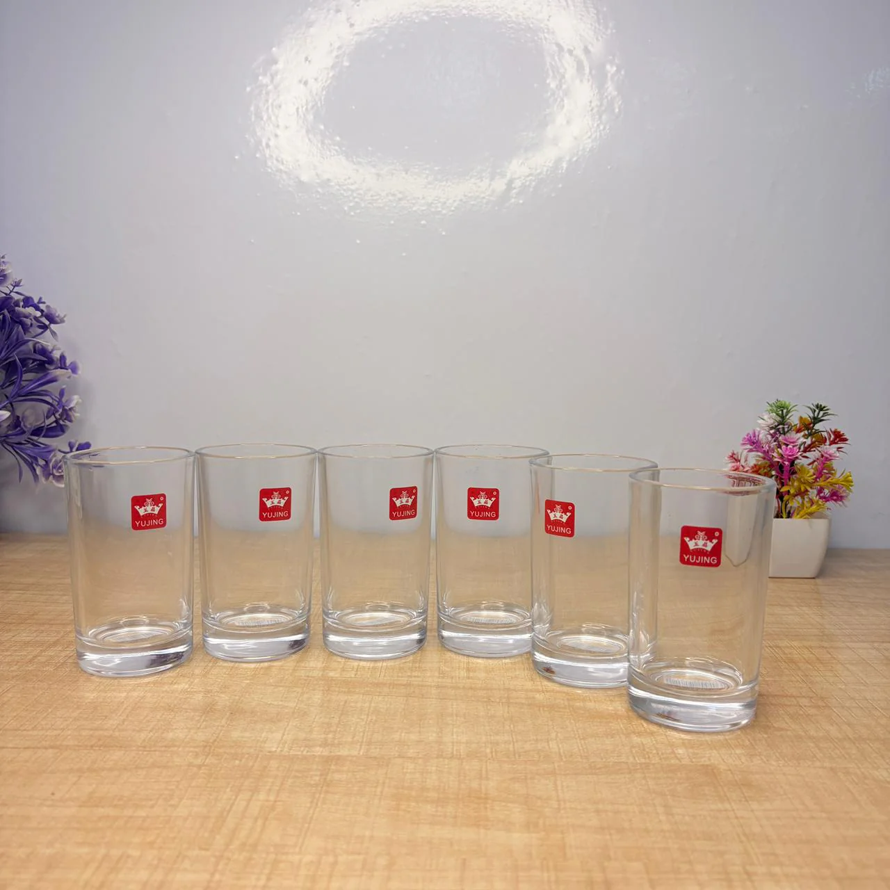 AM7731 Yujing Premium Clear Glass Tumbler Set (6 Pieces) – Model YJA-1009 - Image 4
