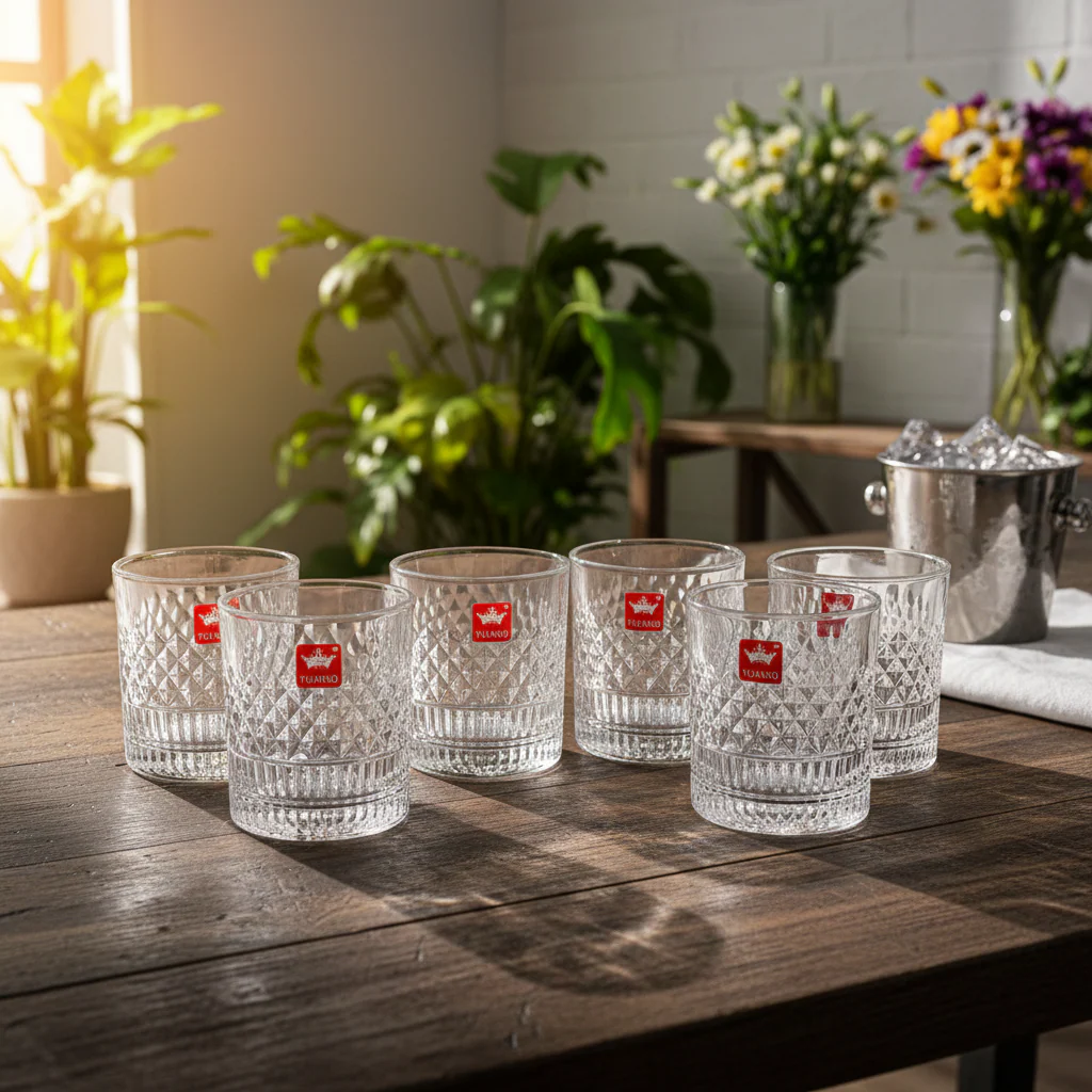 AM7736 MODERN CRYSTAL GLASS RIBBED VASE FOR ELEGANT TABLETOP FLOWER DECOR AND HOME ACCENTS - Image 2