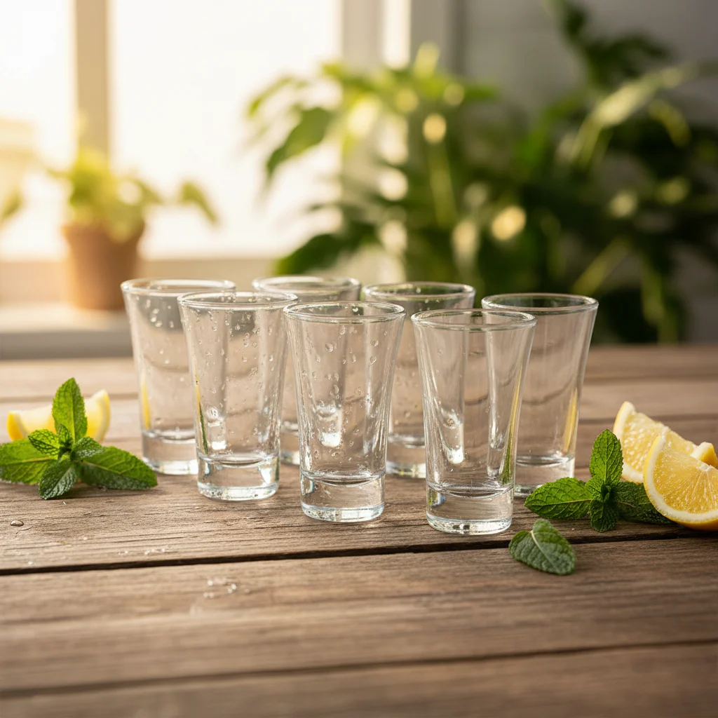 AM7747 Qianli Clear Glass Shot Glasses Set (6-Piece, Item Y311) - Image 2
