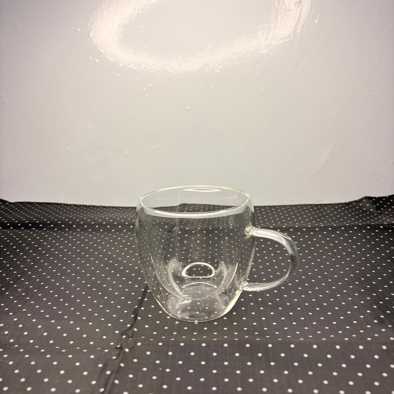 AM7750 250ml Double-Walled Insulated Glass Coffee Mug with Handle (1-Piece) - Image 5