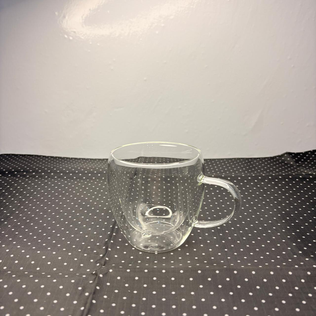 AM7750 250ml Double-Walled Insulated Glass Coffee Mug with Handle (1-Piece) - Image 6