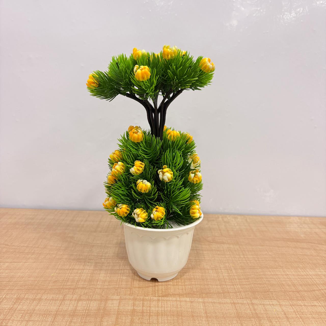AM7768 Mini Artificial Bonsai Plants Set (Mix, Pack Of 1) - Image 4