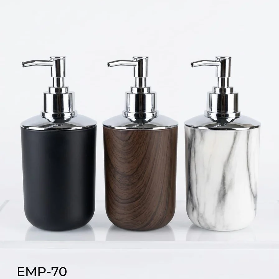 AM7784 ELEGANT WOODEN FINISH SOAP DISPENSER FOR MODERN BATHROOM AND KITCHEN SINK UTILITY  point to point description - Image 2