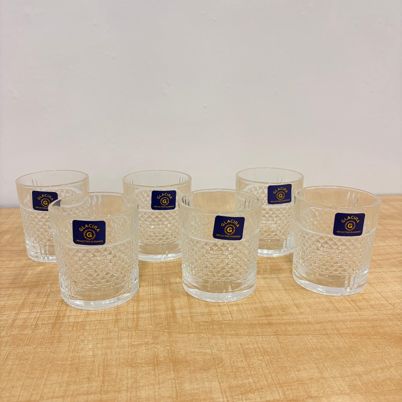 AM7795 GLACIRA ZURICH SERIES GLASS TUMBLERS SET OF 6 FOR ELEGANT DRINK SERVICE - Image 3