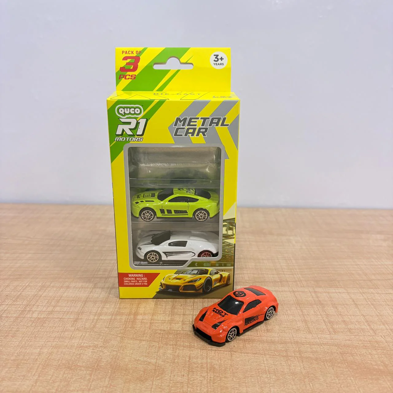 AM7809 Die-Cast Metal Toy Car Set (Pack of 3, Multicolor) - Image 5