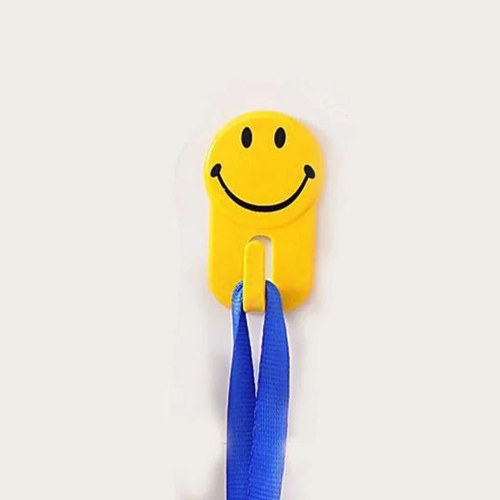 0604 Plastic Self-Adhesive Smiley Face Hooks, 1 Kg Load Capacity (6pcs) - Image 6