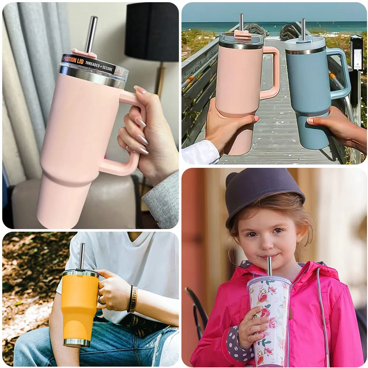 AM7492 Stainless Steel Straws & Brush - Image 9