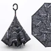 0233 PRINTED TRAVEL WINDPROOF UMBRELLA (REVERSE UMBRELLA) - Image 4