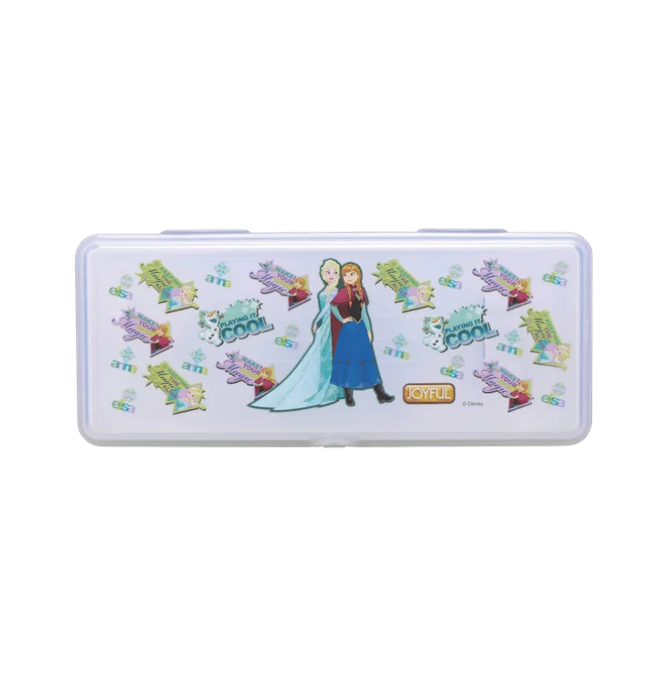 AM3271 Artist Big Zipper Campass Box Color Availablity As Per Stock Transparent Printed Plastic Campass Box 1 Piece - Image 3