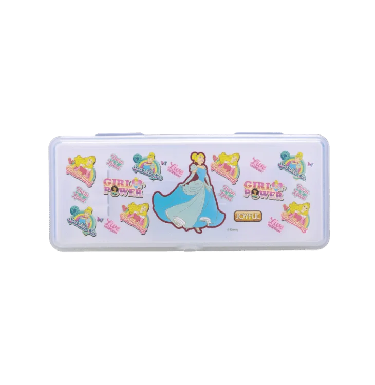AM3271 Artist Big Zipper Campass Box Color Availablity As Per Stock Transparent Printed Plastic Campass Box 1 Piece - Image 4