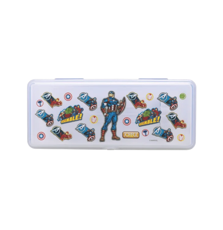 AM3271 Artist Big Zipper Campass Box Color Availablity As Per Stock Transparent Printed Plastic Campass Box 1 Piece - Image 5