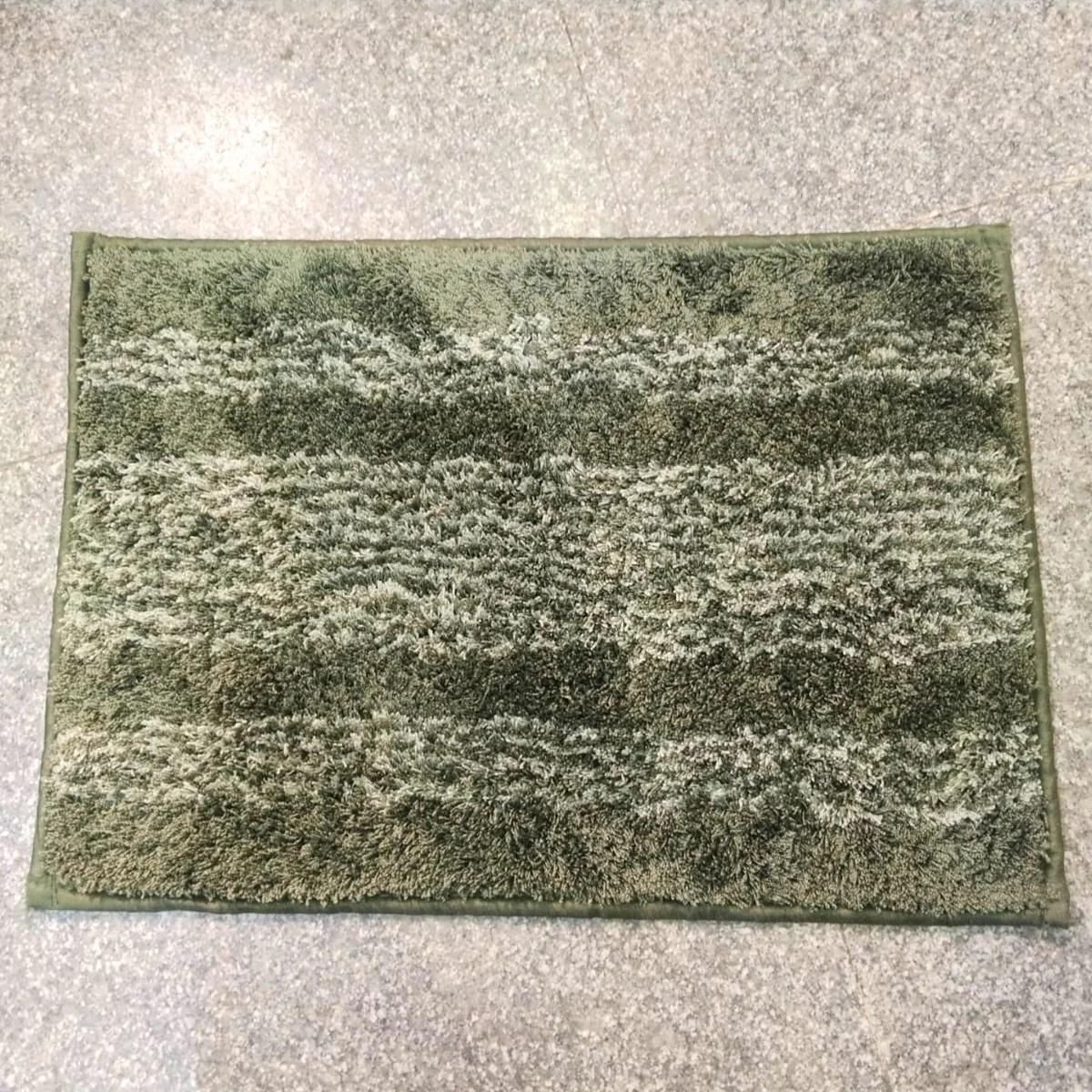 AM5852 Lining Print Microfiber Home Decor Bathmats - (HV 13x19 Inch) Multicolour - Image 6