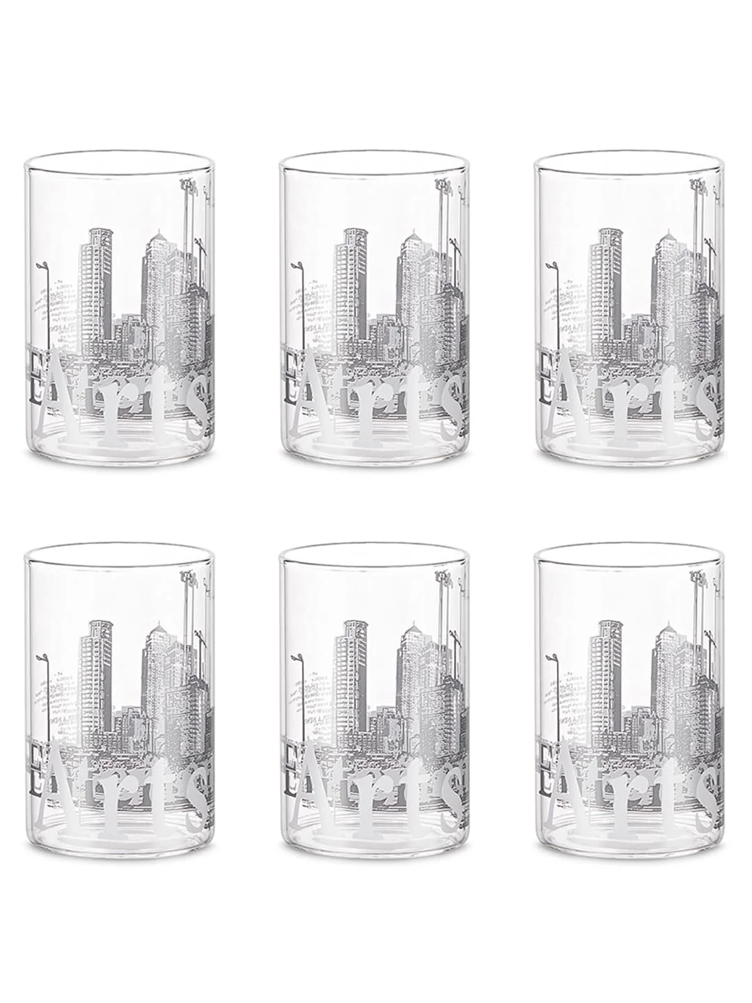 AM3675 Borosil Roma Series 295ml Drinking Glass 6Pcs Set (BVVROMAME295) - Image 3