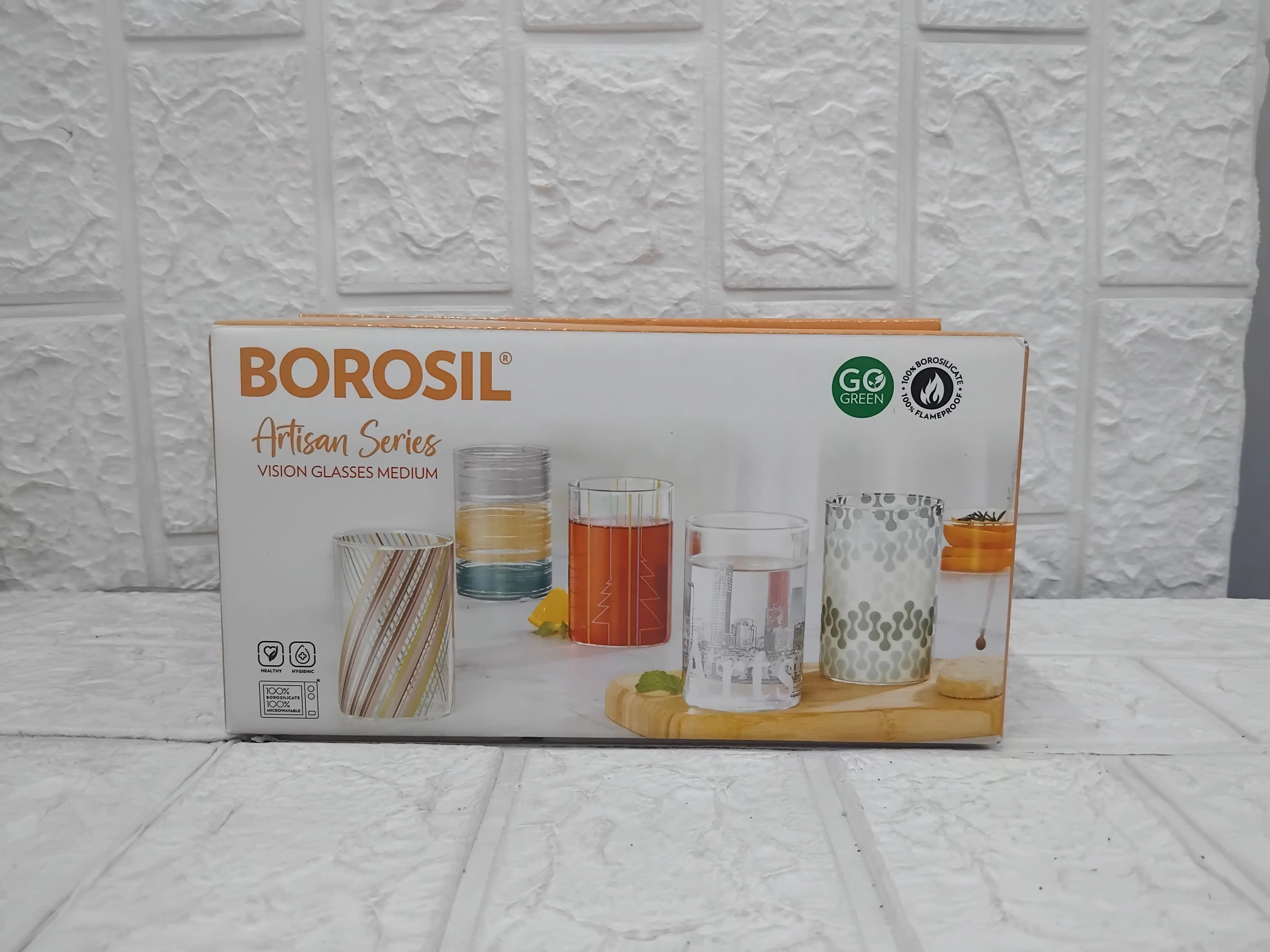 AM3675 Borosil Roma Series 295ml Drinking Glass 6Pcs Set (BVVROMAME295) - Image 9