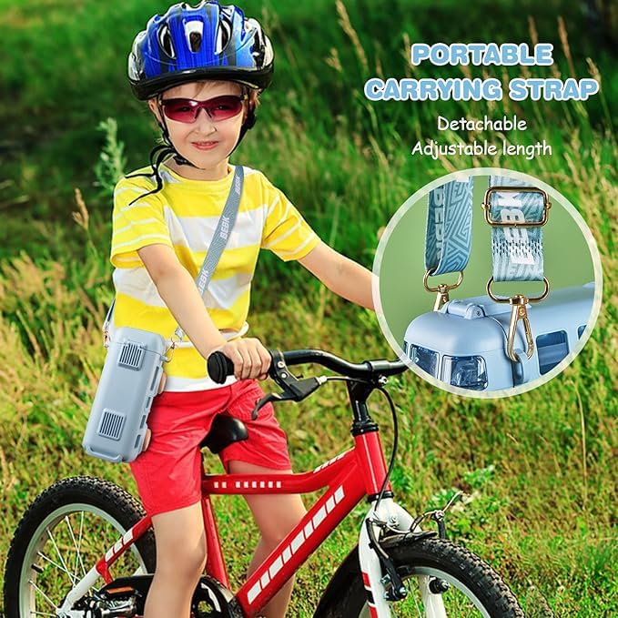 3242 Bus Water Bottle 500ml Car Water Cup with Straw and Strap - Image 6