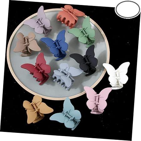 AM1226 Butterfly Hair Claw Hair Accessories Trendy 2 Pcs Clips Clutches For Women & Girls Hair Accessories For Set Pack Of 2 Multicolour - Image 4