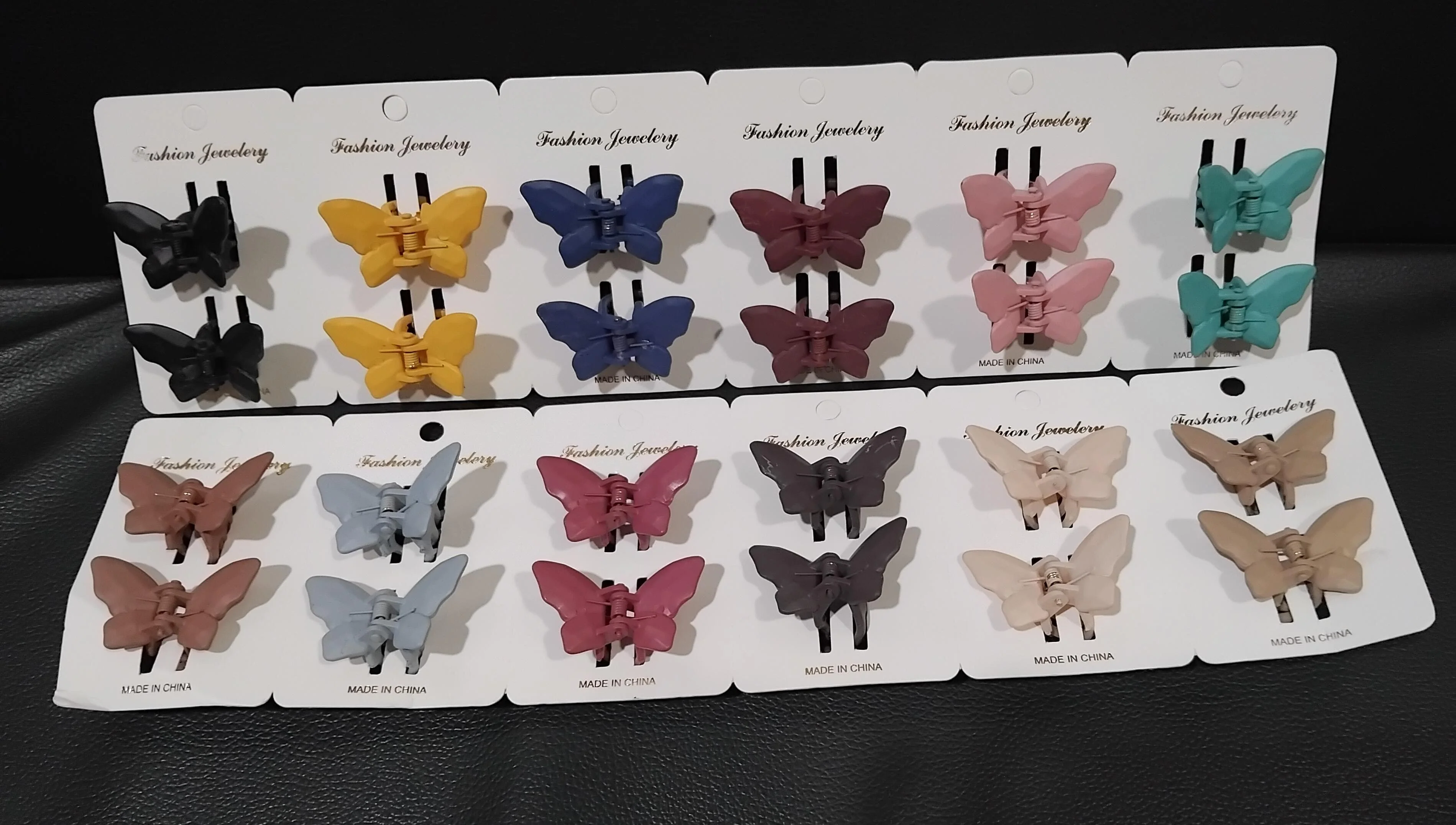 AM1226 Butterfly Hair Claw Hair Accessories Trendy 2 Pcs Clips Clutches For Women & Girls Hair Accessories For Set Pack Of 2 Multicolour - Image 7