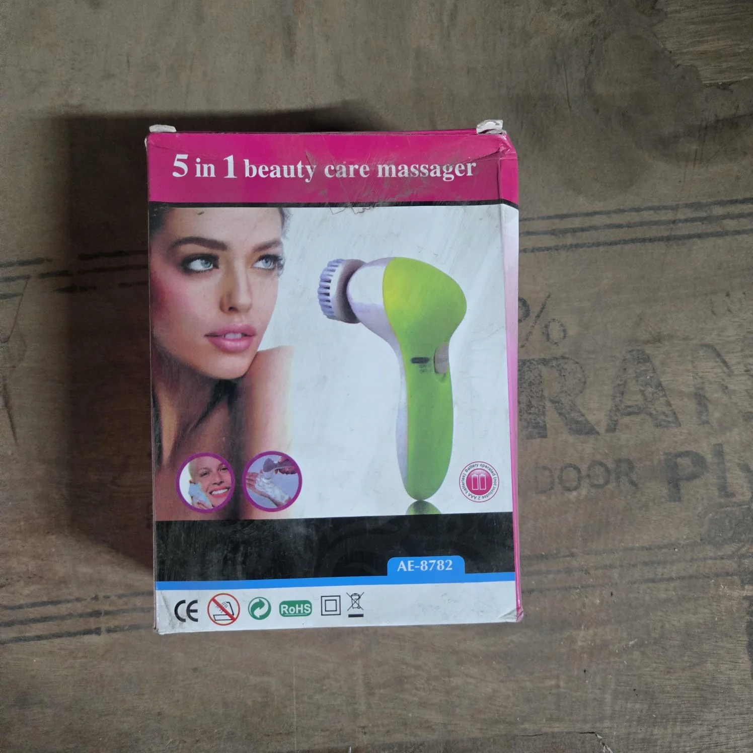 0340 -5-in-1 Smoothing Body & Facial Massager (Pink) - Image 2