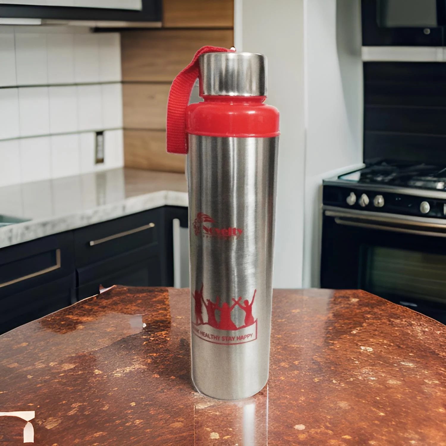 3985 Stainless Steel Insulated Water Bottle - 900 ML - Image 2