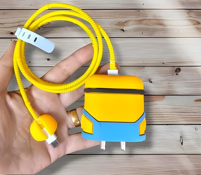 AM3862 Cartoon Character Silicone Charger Case Cover For Android (25W) - Image 10
