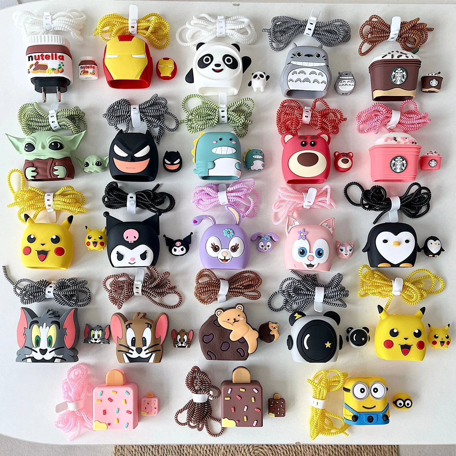 AM3862 Cartoon Character Silicone Charger Case Cover For Android (25W) - Image 12