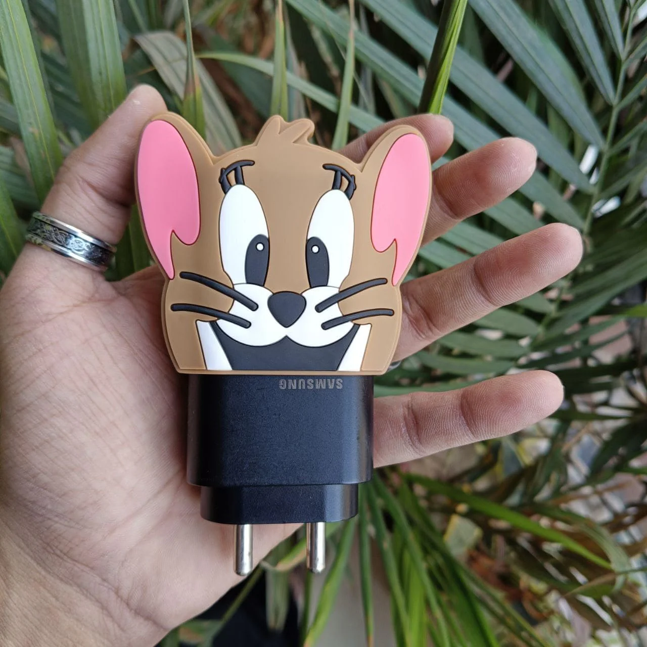 AM3862 Cartoon Character Silicone Charger Case Cover For Android (25W) - Image 6