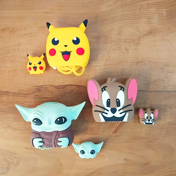 AM3862 Cartoon Character Silicone Charger Case Cover For Android (25W) - Image 7