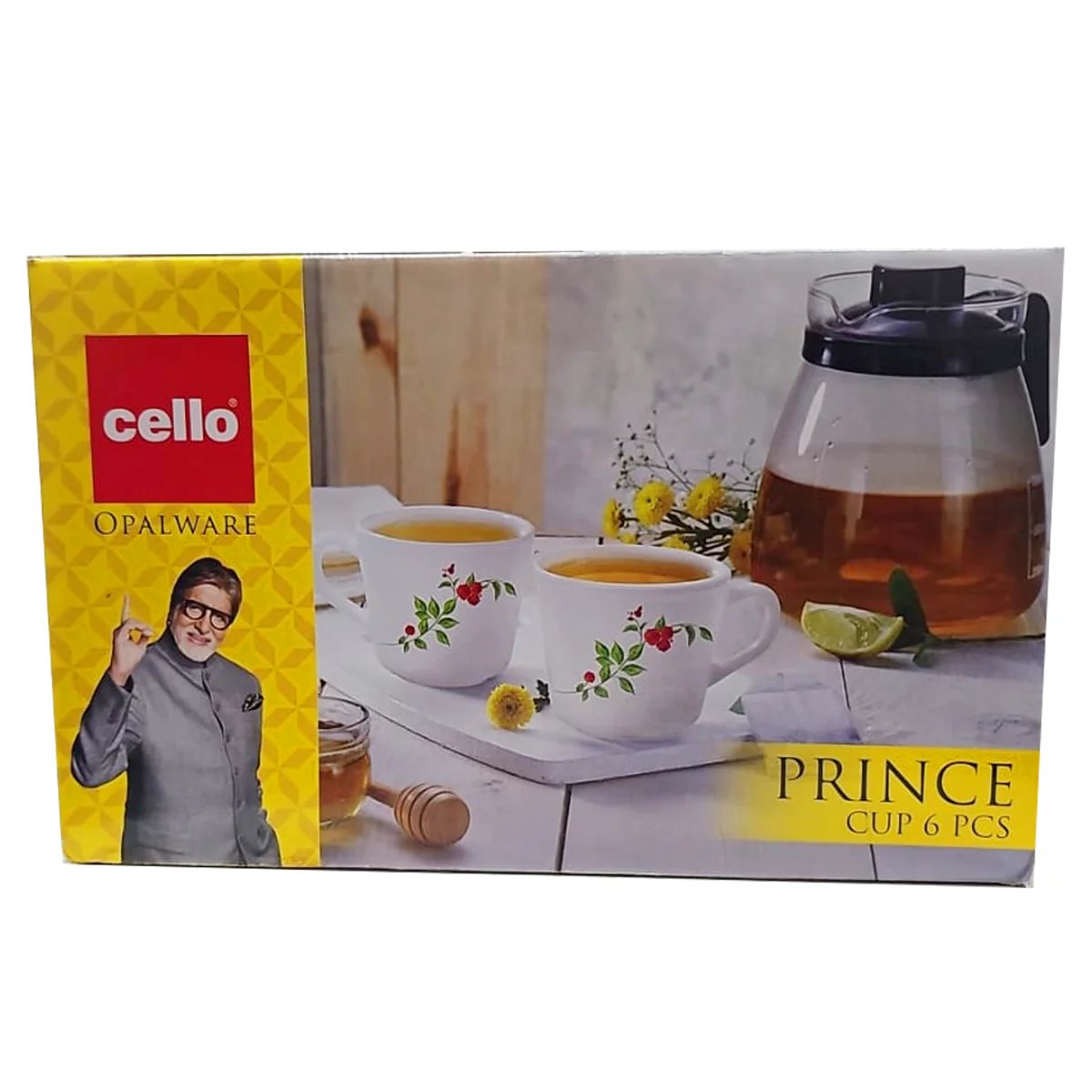 AM0896 CELLO Opalware Prince Cup 6 Pcs - Image 2