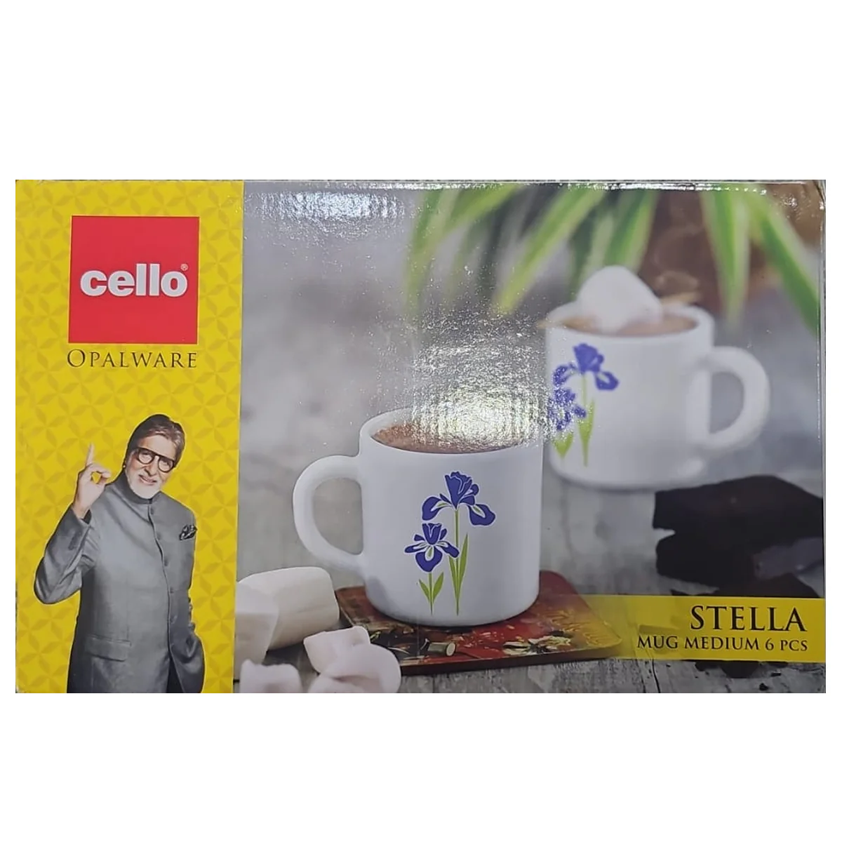 AM0898 CELLO Opalware Stella Cup 6 Pcs - Image 2