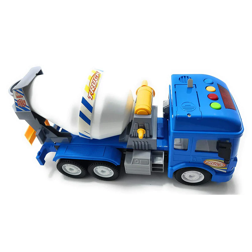 AM6431 Cement Mixer Truck Toy, Pull-Back Construction Vehicle for Kids - Image 5