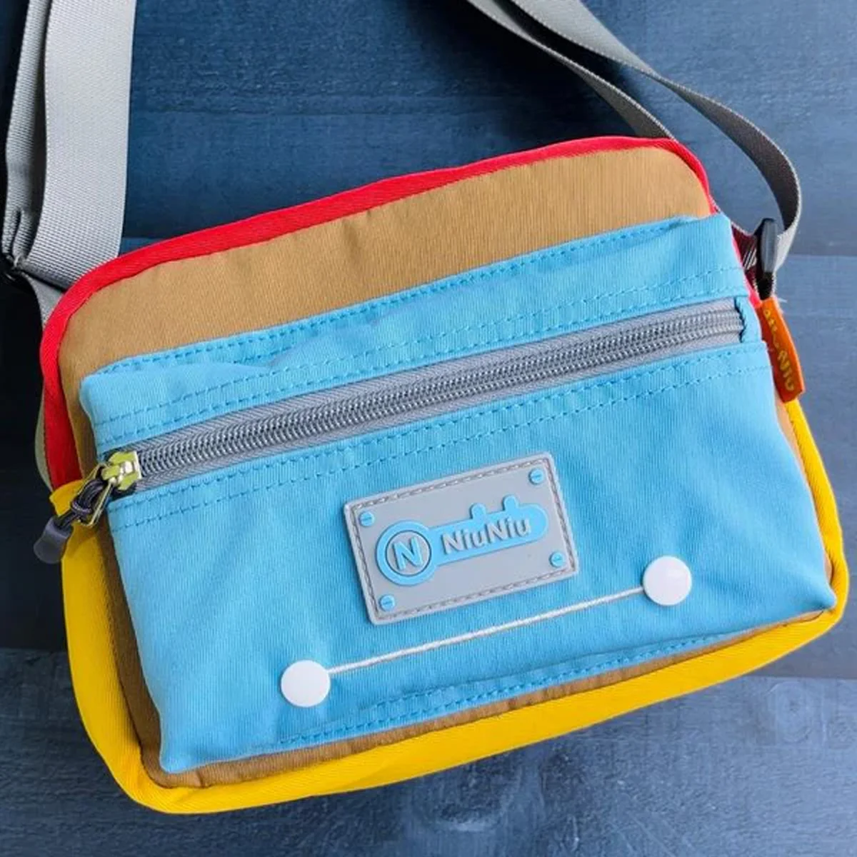 TM0162 Multi Purpose Nylon Crossbody Side Bag – Multicolored - Image 2