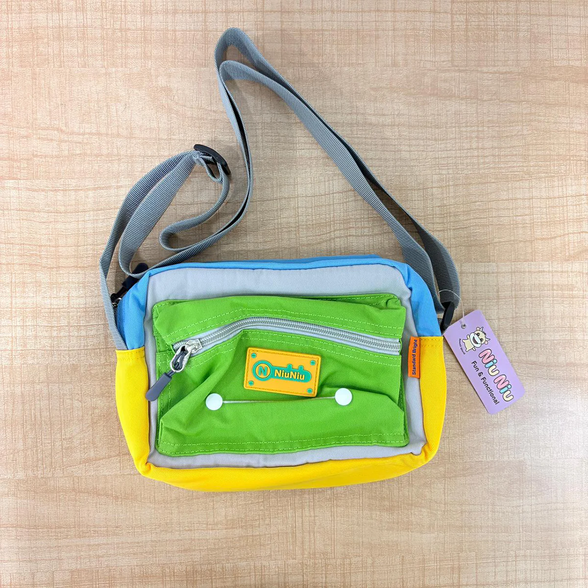TM0162 Multi Purpose Nylon Crossbody Side Bag – Multicolored - Image 4