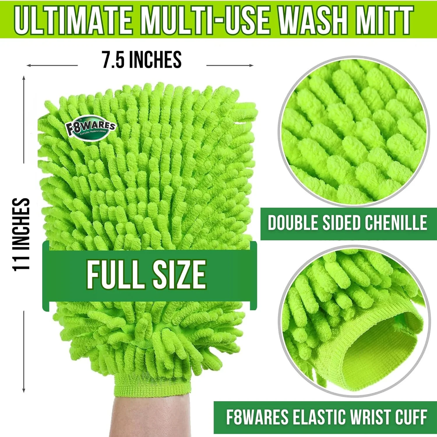 0711 Single sided microfiber hand glove duster - Image 9