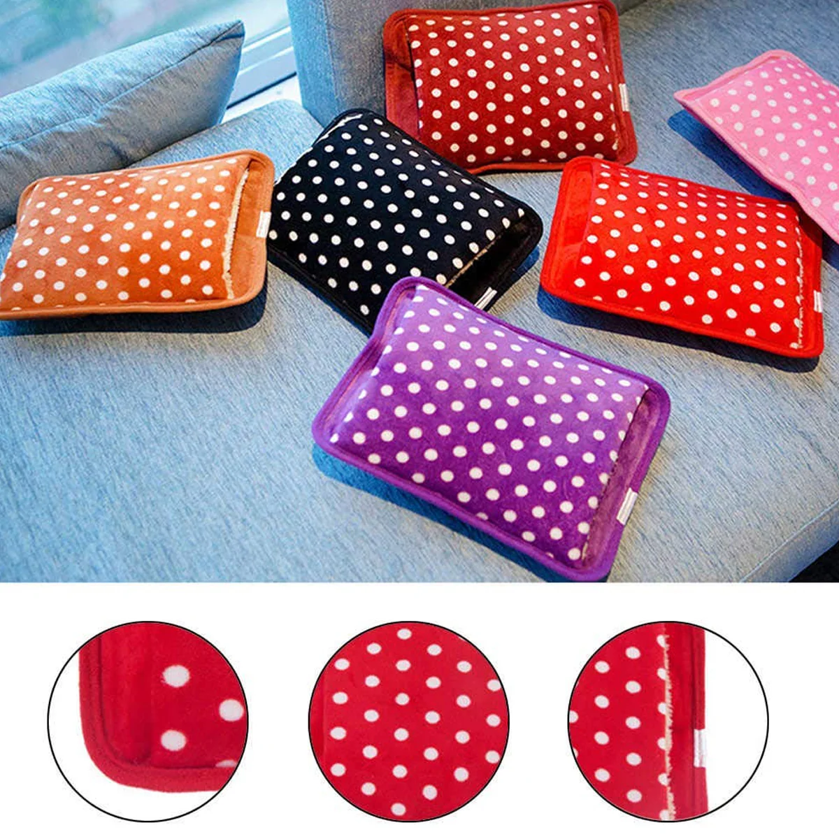 0381 Velvet Electric Pain Relief Heating Gel Pad - Image 9