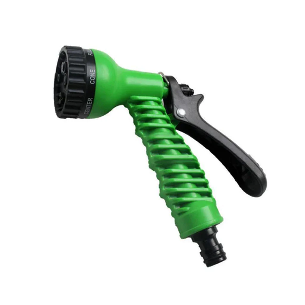 0477 Plastic Garden Hose Nozzle Water Spray Gun Connector Tap Adapter Set - Image 5