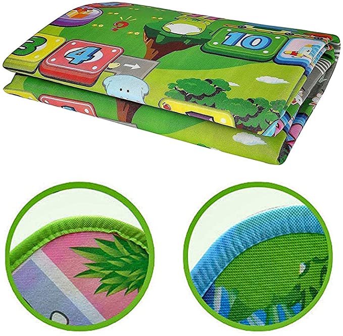 3834 Waterproof double Side Baby Play Crawl Floor Mat for Kids Picnic School Home (Size 180 x 115) - Image 5