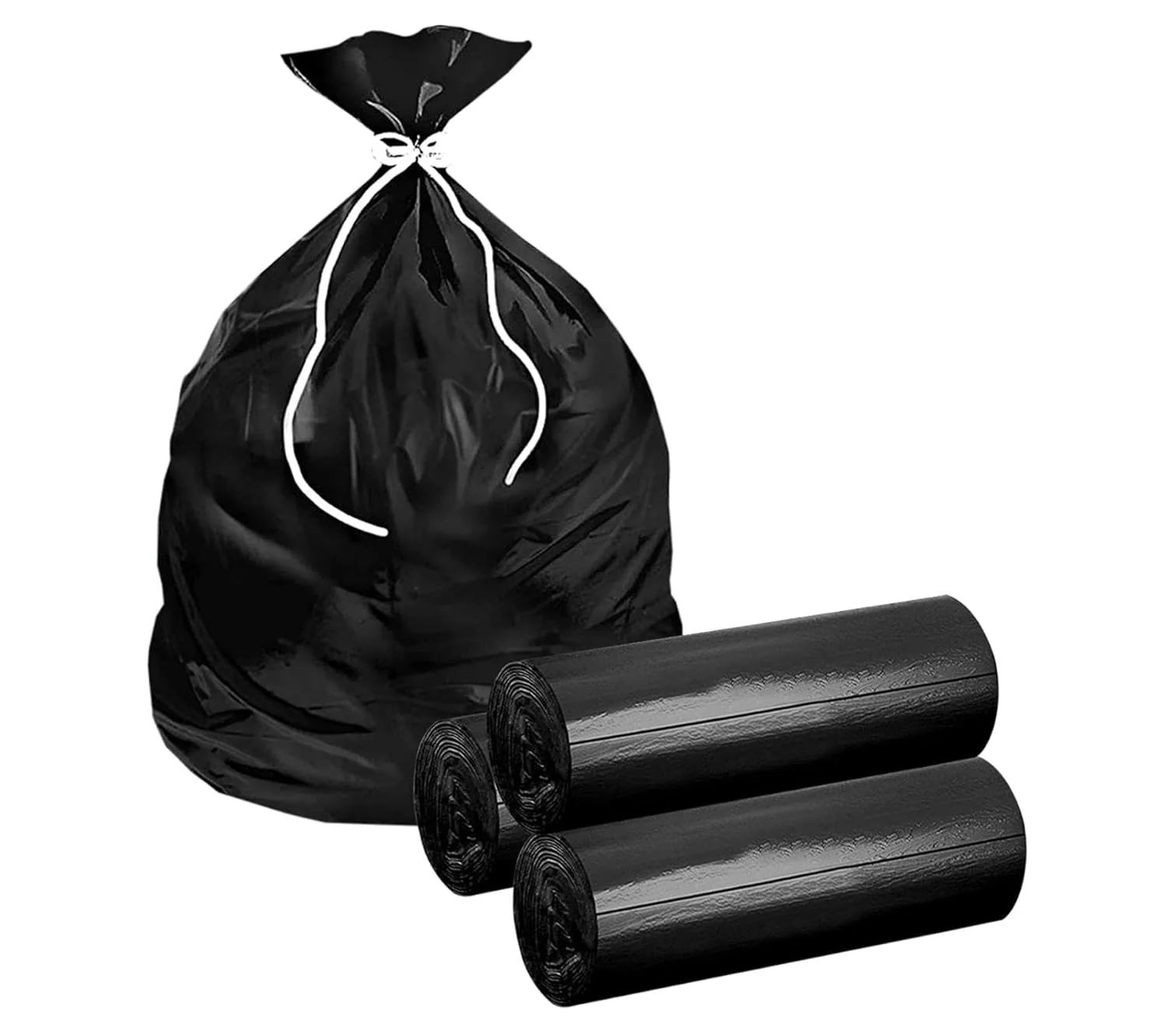 3200 Black Garbage Bag Small Size 17x19 Inches - Image 4