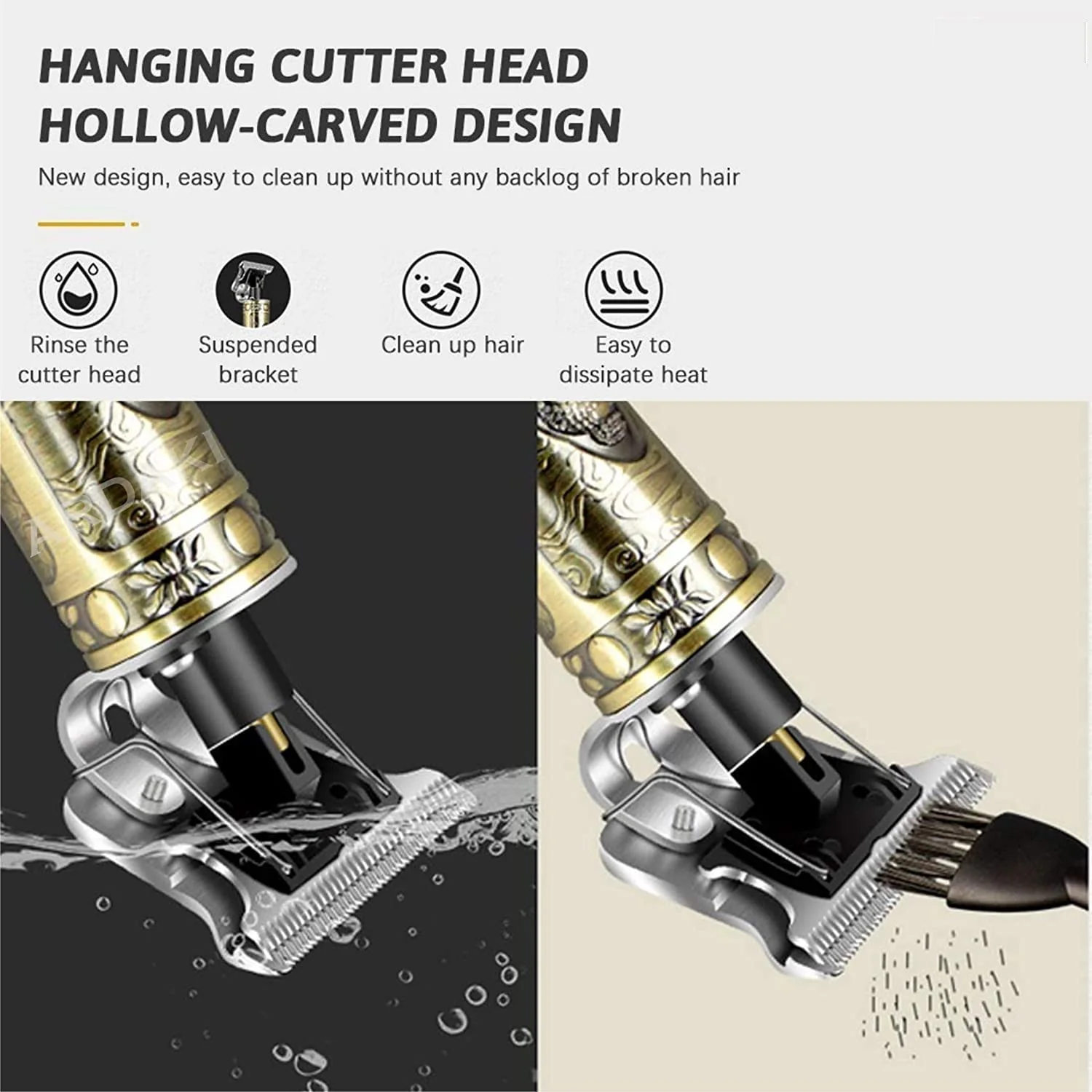 6324 Hair Trimmer for Men Hair Style Trimmer, Professional Hair Clipper, Adjustable Blade Clipper & Shaver for Men - Image 4