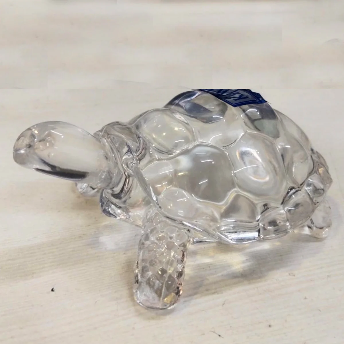 AM5388 Crystal Transparent Glass Tortoise Showpiece (Crystal - White) - Big - Image 7