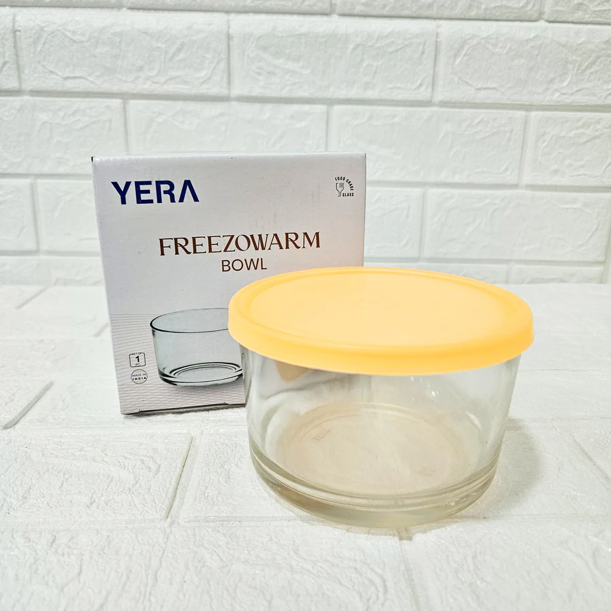 Di0023 Yera Freezowarm Glass Bowl With Lid - 785ml (Each) - Image 2