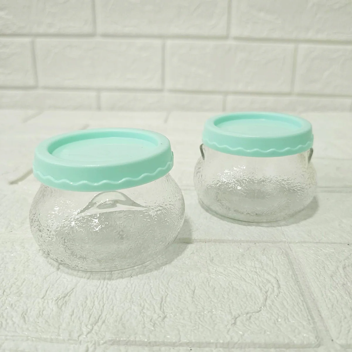 Di0024 Yera Felixa Frosted Glass Jar with Lid β 195ml (Each) β Set of 2 - Image 3