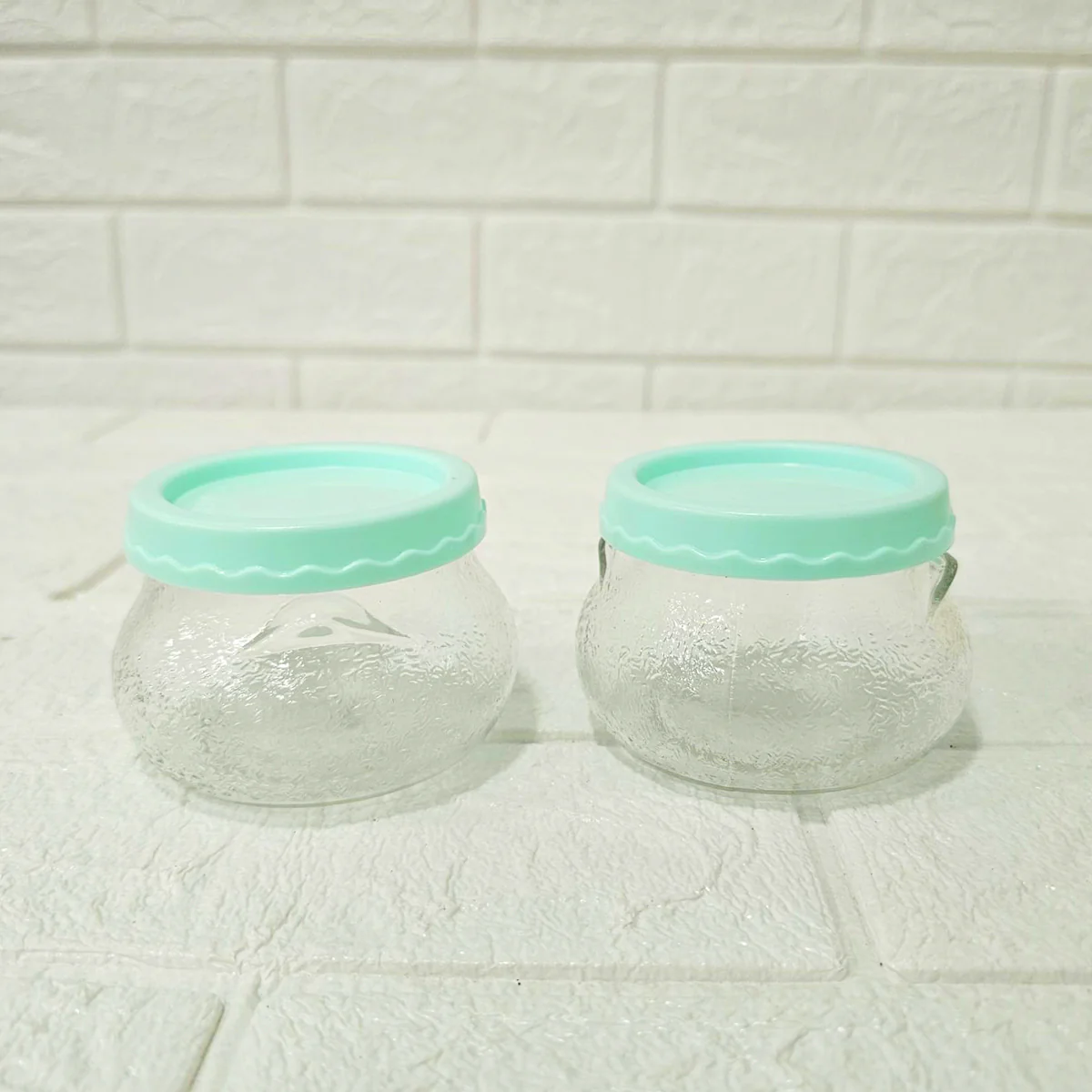 Di0024 Yera Felixa Frosted Glass Jar with Lid β 195ml (Each) β Set of 2 - Image 4