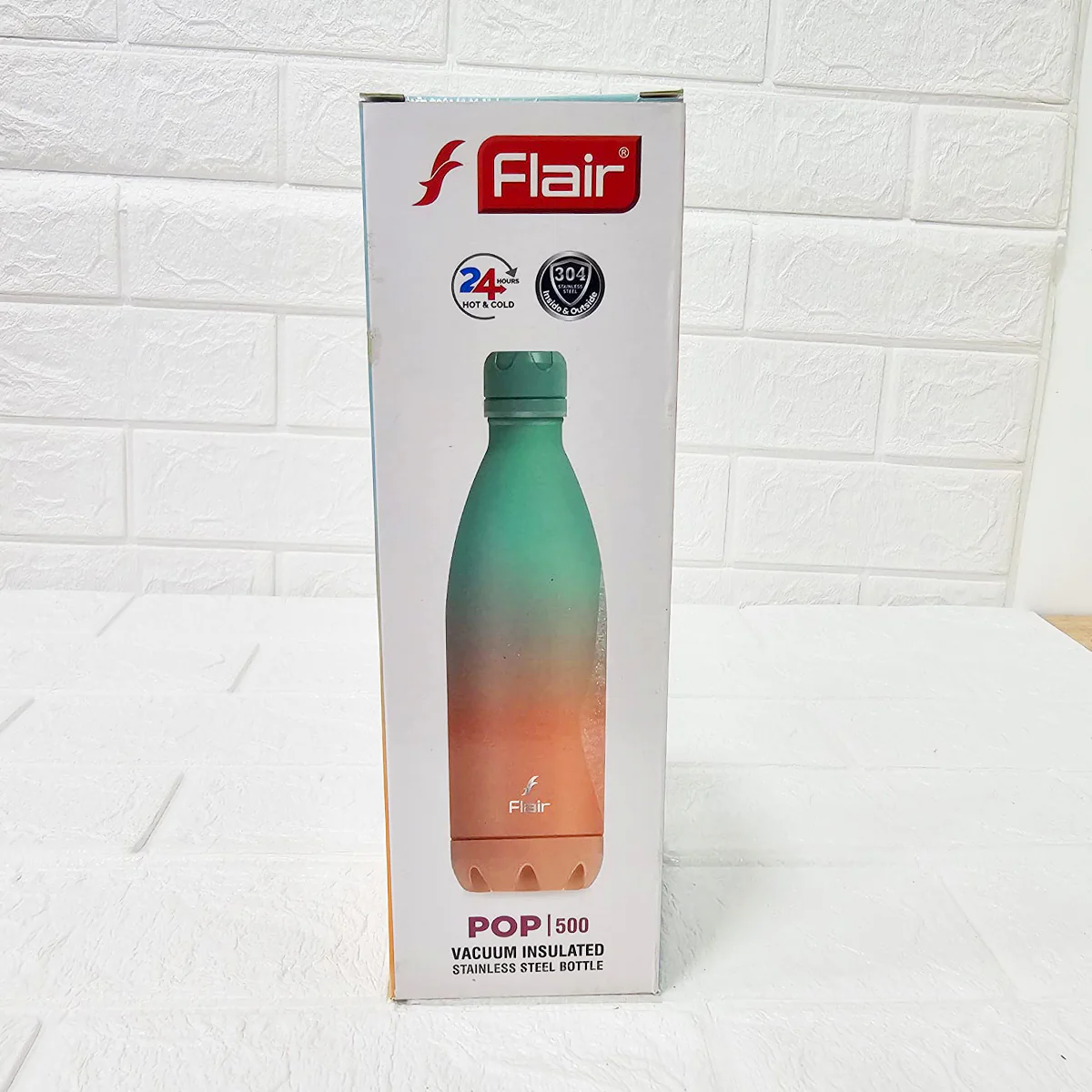 Di0025 Flair POP Vacuum Insulated Stainless Steel Bottle – 500ml - Image 7