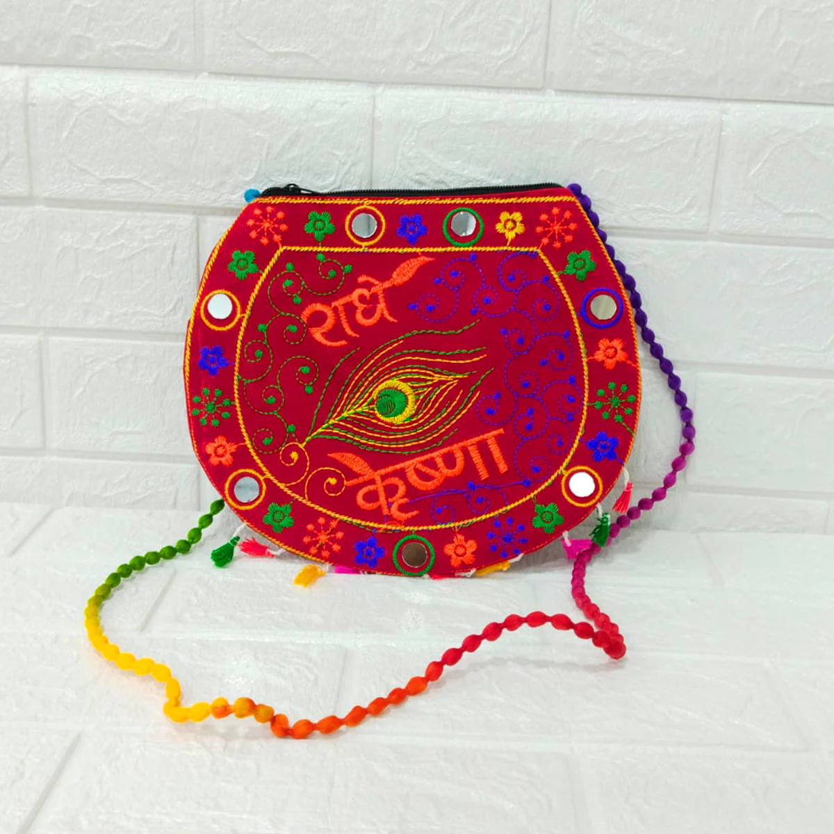 Di0034 Multi Dori Design Traditional Handcrafted Purse - Image 2